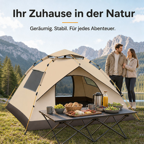 Familien pop campingzelt - up,