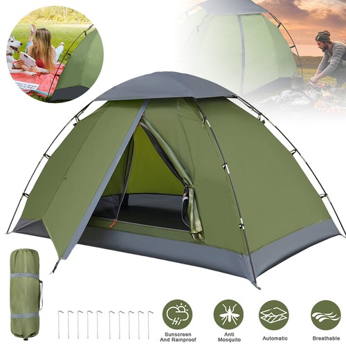 Mann personen camping zelt - personen,