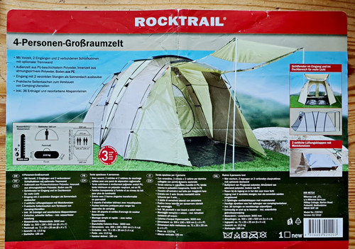 Rocktrail tunnelzelt - rocktrail,