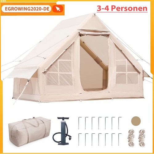 Personen aufblasbares zelt - 3-4,