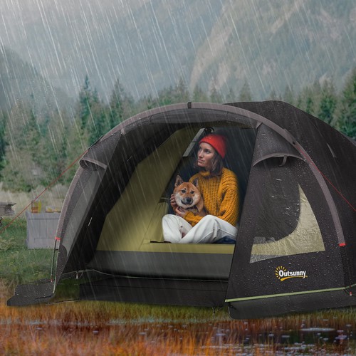 Outsunny campingzelt für - outsunny, 2