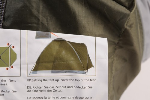 Camping zelt 4 - 3-4, personen